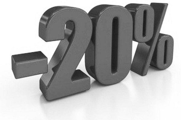 Скидка 20% на заключение договоров на годовое обслуживание